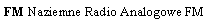 Pole tekstowe: FM Naziemne Radio Analogowe FM