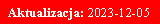 Pole tekstowe: Aktualizacja: 2023-12-05