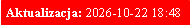 Pole tekstowe: Aktualizacja: 2026-10-22 18:48